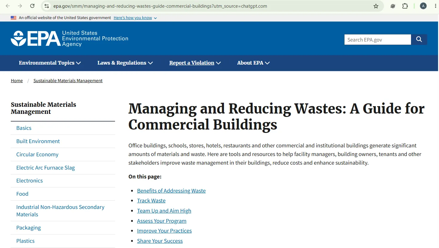 Commercial garbage bin collection rules for industrial and business waste pickup in Canada